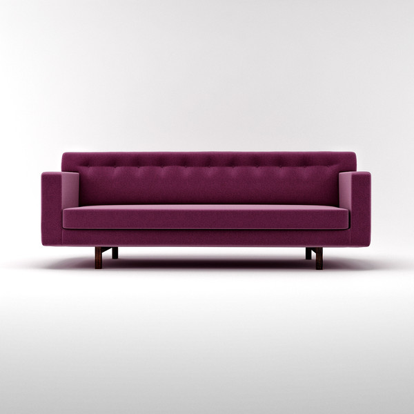 3d model sofa wood - Couch 02... by Lajhar 